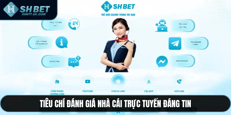 Tiêu chí đánh giá nhà cái trực tuyến đáng tin