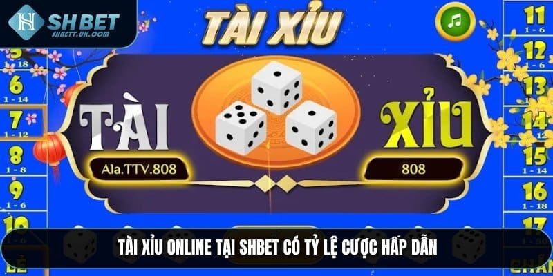 Tài Xỉu Online tại SHBET có tỷ lệ cược hấp dẫn