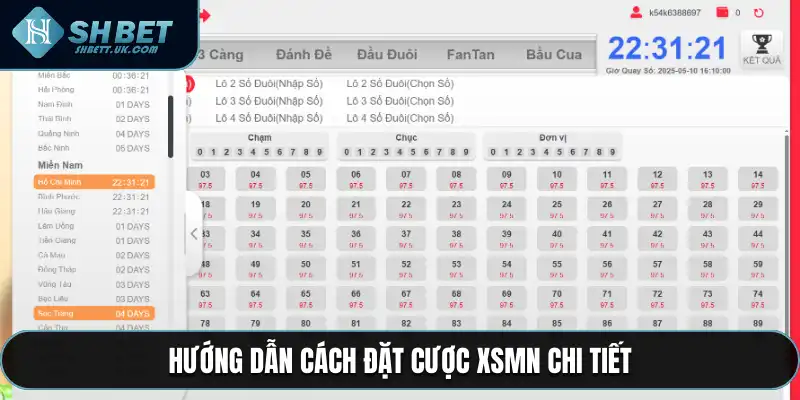 Hướng dẫn cách đặt cược XSMN chi tiết